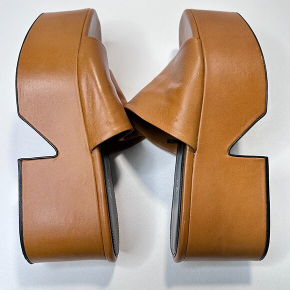 Zara Chunky High Heeled Platform Sandals - Picture 9 of 13